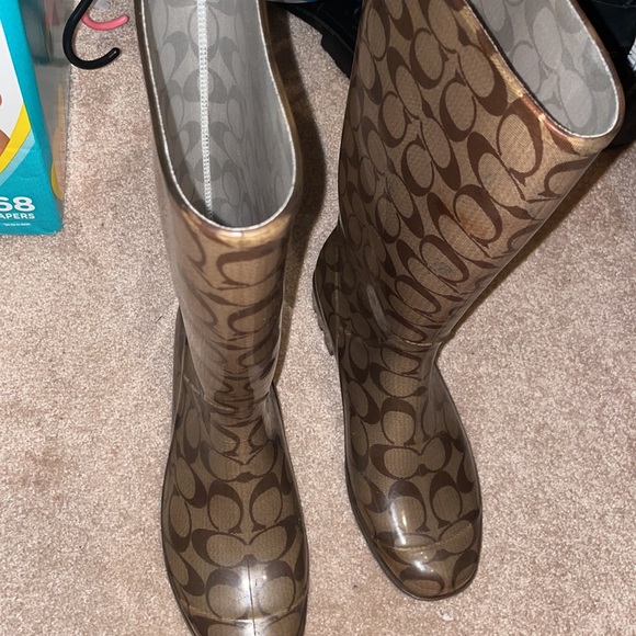 COACH RAINBOOTS - Picture 2 of 3